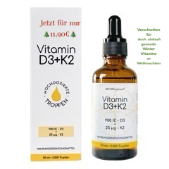 Vitamin D3 + k2