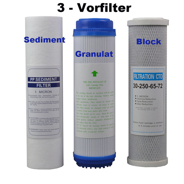 Ersatzfilter 3 - Vorfilter für 1 Filterwechsel